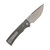 Chaves Redencion 229 Blue Label Linerlock Folding Knife Satin Tanto/Green Micarta CK-1A2-2B2A-1C0-2B