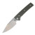 Chaves Scapegoat 229 Blue Label Linerlock Folding Knife Satin and Stonewash Spear Point/OD Green G-10 CK-4A2-10B2A-1C0-2F