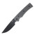 Chaves Knives Blue Label Liberation 229 - Black PVD Drop Point / Charcoal Gray G-10 CK-2A2-1C2A-4C1-15F
