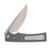 Chaves Knives Blue Label Liberation 229 - Satin/SW Drop Point / Charcoal Gray G-10 CK-2A2-1B2A-1C0-15F