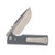 Chaves Knives Blue Label N.T.A.K. - Satin/SW Drop Point / Charcoal Gray G-10 CK-1D2-1B2A-1C0-15F