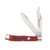Weed & Co. 2024 2-Bld. Trapper Red Jigged Bone Handle Folding Knife WC5219-RJB