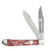 Battle Axe Cutlery 2-Bld. Trapper Ruby Mica Pearl 1-of-25 Folding Knife  CCBA7219-RUBY