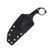 Miller Brothers M-5 Small fixed Blade with Ring Od Sheath Brown Accents Black Handle M-5ODBNSBK