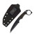 Miller Brothers M-5 Small fixed Blade with Ring OD Sheath Brown Accents OD Handle M-5ODBNSODH
