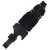 Miller Brothers M-22 Fixed Blade Tooth Spine OD Green Sheath Black Accents Gray/Black Handle M-22ODBKSGRYBKH