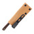 Lishen Knives Mini Northern Scalpel Fixed Blade Desert Ironwood Handle Mosaic Pins LKNEDIHP