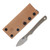 Lishen Knives Mini Northern Scalpel Fixed Blade Mojave G-10 Handle Mosaic Pins LKNOSMGHMP