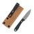 Lishen Knives Little Holston Drop Point Fixed Blade Forest Green G-10 Handle LKN0GGRHAP