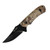 Frost Real Tree Camo Fixed Blade Skinner ABS Rubber Handle Black 420 SS Blade RT03PKCP
