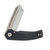 Beans Blades Mini Warrior Folder Fat Carbon Mars Valley Handle Black PVD Blade BBWARRIORMFCMVS