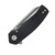 Beans Blades Mini Warrior Folder Fat Carbon Purple Haze Crosscut Handle Satin M390 Blade BBWARRIORFCPHCS