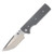 Chaves N.T.A.K. Redencion Charcoal Gray Handle Elmax Satin Tanto Blade CK-1D2-2B2A-1C0-15F