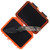 Vosteed Psyop Folder Canvas Rag Burl - Blue Current Micarta Black Elmax Blade A2235