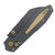 Vosteed Mini RSKAOS Folder Blk STNWSH Blade Shipwreck Camo Carbon Fiber Handle A4405