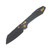 Vosteed Mini RSKAOS Folder Blk STNWSH Blade Shipwreck Camo Carbon Fiber Handle