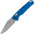 Kershaw Bel Air DuraLock Folding Knife Stonewash Magnacut/Blue Aluminum KS6106BLU
