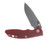 Hinderer XM-18 3.25 Non Flipper Folding Knife Magnacut Spanto/Red G-10 and Working Finish Titanium KXM325SPANFTWWFRD