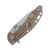Hinderer XM-18 3.25 Non Flipper Folding Knife Magnacut Spanto/Translucent Green G-10 and Stonewash Bronze Titanium KXM325SPANFTWWSWBZ