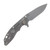 Hinderer XM-18 3.25 Flipper Folding Knife Magnacut Spanto/Translucent Green G-10 and Working Finish Titanium KXM325SPANFWFTG