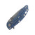 Hinderer XM-18 3.25 Flipper Folding Knife Magnacut Spanto/Red G-10 and Battle Blue Titanium KXM325SPANFBBLRD