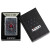 Zippo Red Crackle Ace of Spades Brush Chrome ZP47185
