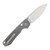 Vosteed TiSlim Raccoon Crossbar Lock Folding Knife Stonewash 154CM/Acid Wash Titanium A4506