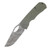 McNees 3.75 Dixon Folding Knife Tiger Stripe Magnacut Green/Bronze Atomic Rock with Stonewash Hardware MCDIXROCKGNBZTS