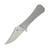 Auxiliary MFG. Pocket Bowie XL Frame Lock Folder Full Titanium 4in Blade-Production AUX006TIBWXL
