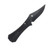 Auxiliary MFG. Pocket Bowie Crossbar Folder Black Aluminum - Production AUX008ALBWBL