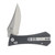 Auxiliary MFG. Pocket Bowie Crossbar Folder Grey Aluminum - Production AUX009GRY