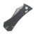 Auxiliary MFG. Pocket Bowie Crossbar Folder Grey Aluminum - Production AUX009GRY