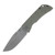 McNees PM Mac 2 3" Blade Stonewash Drop Point Magnacut Green Bronze Atomic Rock with Stonewash Hardware  MCN3SPGNBZATRK