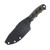 Half Face Blades Disaster Jr Fixed Blade OD Green-Black G10 Allen Bolts Textured Grip HFDJODBKTXT