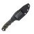 Half Face Blades Disaster Jr Fixed Blade OD Green-Black G10 Allen Bolts Textured Grip HFDJODBKTXT