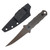 Half Face Blades Combat Filet Fixed Blade Black Canvas Micarta Midnight Bronze Cerakote HFCFBCMMDBZ