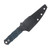 Half Face Blades Combat Filet Fixed Blade Arctic Storm Carbon Fiber TI Acid Etch Blade HFCFASCF