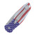 Kershaw Blur AO Folder USA Flag AL Custom CCI Coating Trac-Tec Insert Handle 14C28N Blade KS1670USA