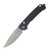 Kershaw Celestion Folding Knife Polished Black G-10 Handle Satin D2 Blade KS2057