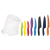 KAI Pure Komachi 2 9pc Cutlery Block Set (Multi-Colored)