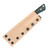 Lishen Knives Little Canuck Fixed Blade Juniper Jute Micarta Handle Mosaic Pins Orange Liner LKLCJJMMOS