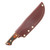 Lishen Knives Dakota Fixed Blade Southwest Dymalux Handle Brass Pins LKDAKSWDYM