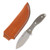 Busse Rapid Deployment Crab Spear Fixed Blade OD Green Canvas Micarta Handle 51326C