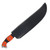 Busse Rapid Deployment Beating Heart Fixed Blade Black-Orange G-10 Handle 51226S