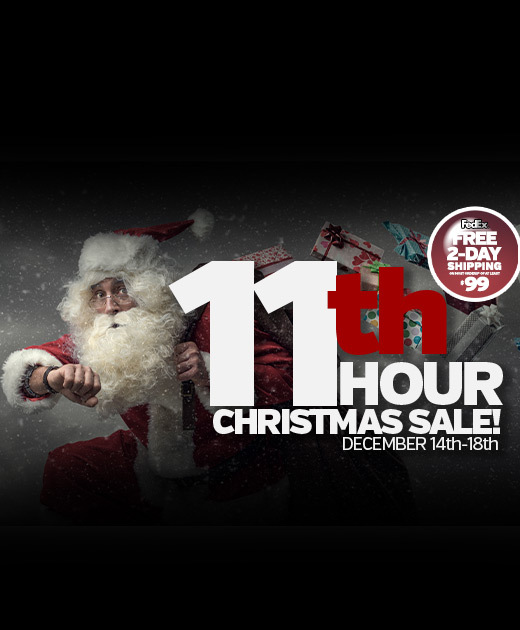 Free FedEx 2 Day at $99+ & free sharpener at $149+