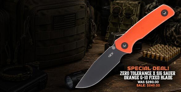 Special Buy - Zero Tolerance Fixed Blade on Sale