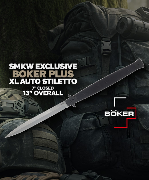 New SMKW Exclusive Boker Plus XL Auto Stiletto