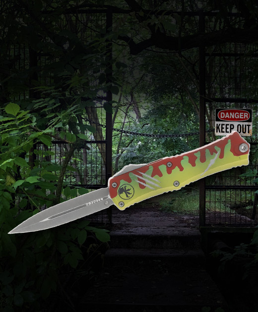 New! Microtech Exclusive Mini Hera II D/E Jurassic Edition