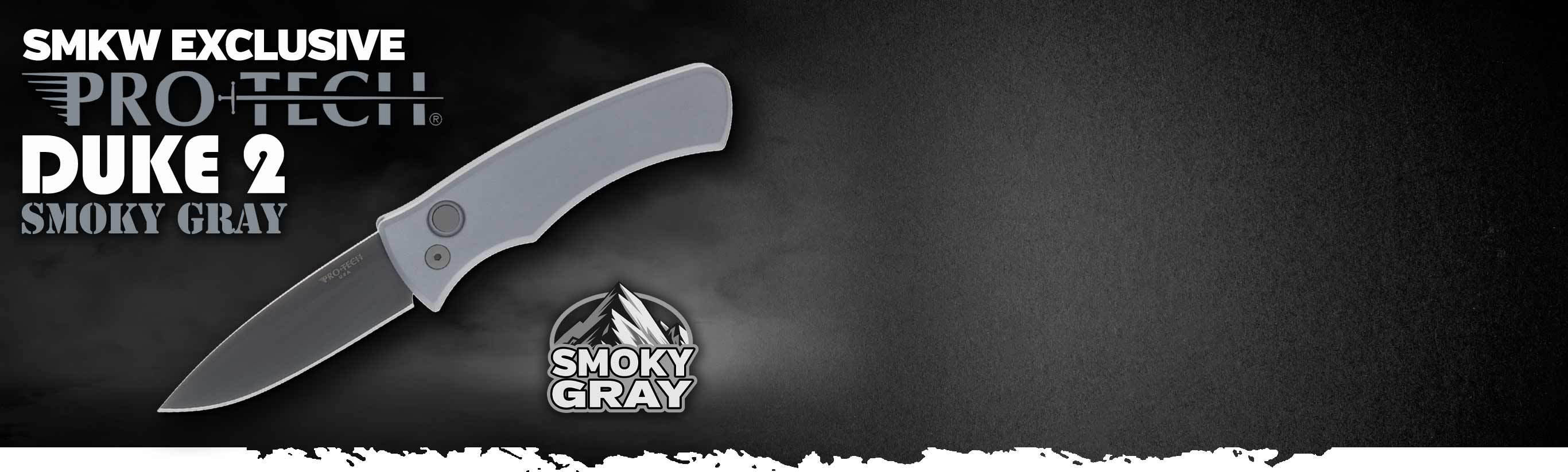 NEW SMKW Exclusive Protech Duke 2 Smoky Gray
