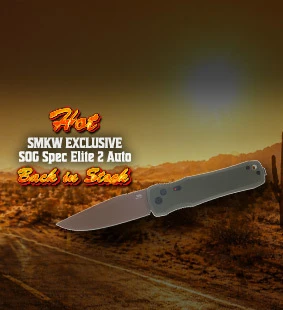 Back in Stock Exclusive SOG Auto Spec Elite 2 Desert Warrior